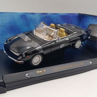 Ricko Alfa Romeo Spider Veloce 2000 die-cast model car in box - scale 1/18