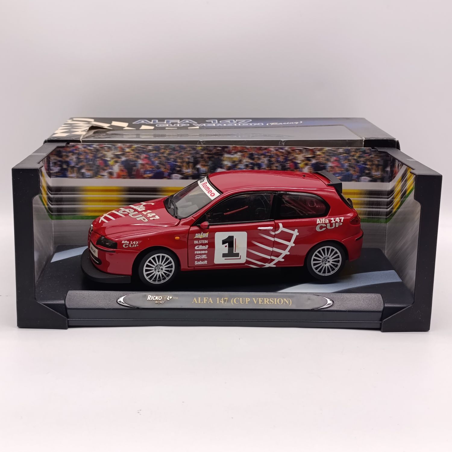 Ricko Alfa Romeo 147 CUP Version #1 race car model - scale 1/18