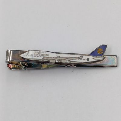 Vintage Lufthansa airplane tie clip