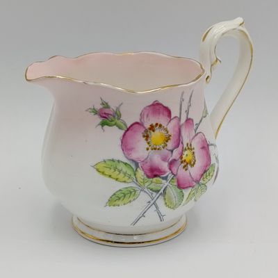 Royal Albert Wild Rose porcelain milk jug