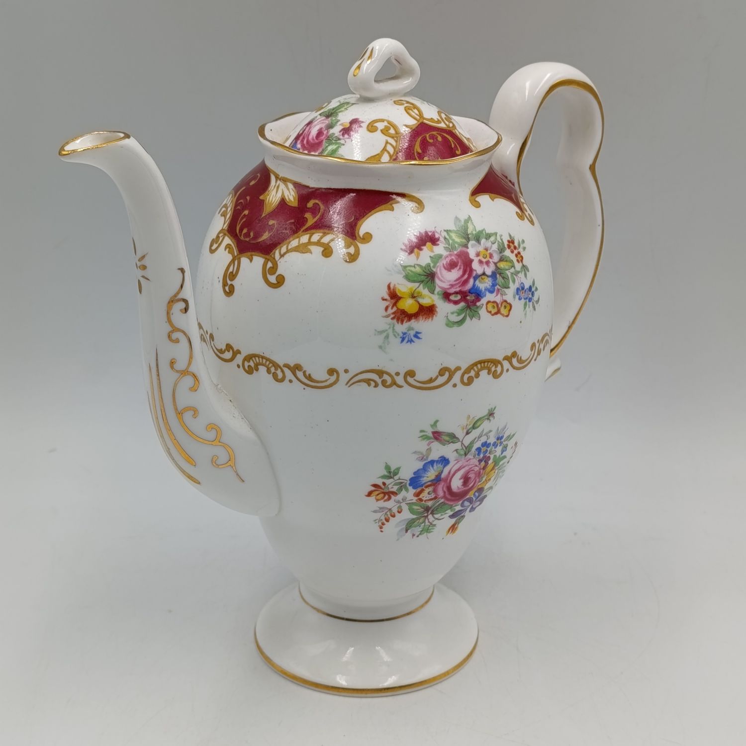 Royal Albert Canterbury porcelain coffee pot