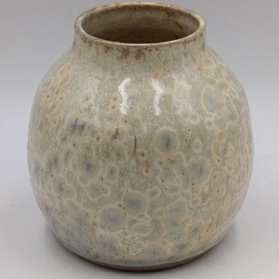 Vintage Crystalline glaze pottery vase