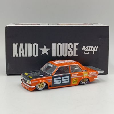 Kaido House #004 Mini GT 1971 Datsun 510 Pro Street die-cast model in box - scale 1/64