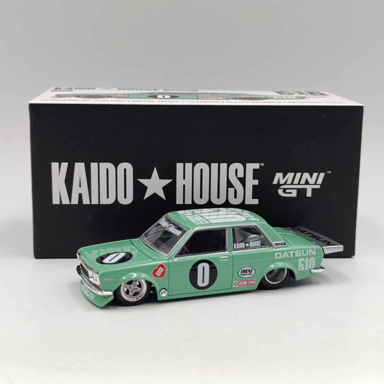 Kaido House #008 Mini GT 1971 Datsun 510 Pro Street die-cast model in box - scale 1/64