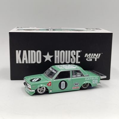 Kaido House #008 Mini GT 1971 Datsun 510 Pro Street die-cast model in box - scale 1/64