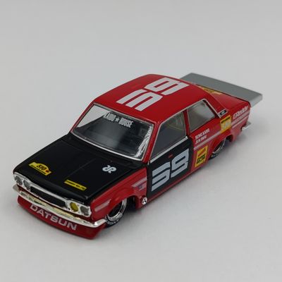 Kaido House #003 Mini GT 1971 Datsun 510 Pro Street die-cast model in box - scale 1/64