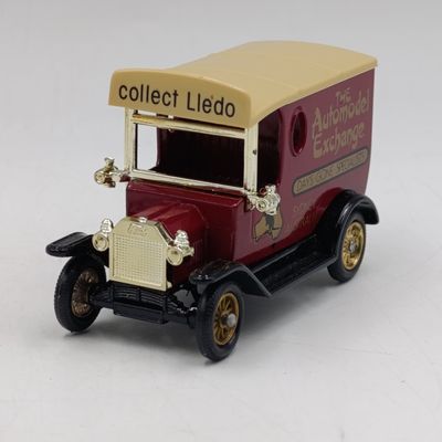 Lledo 1928 Ford Model T model car with The Automodel Exchange advertising in box