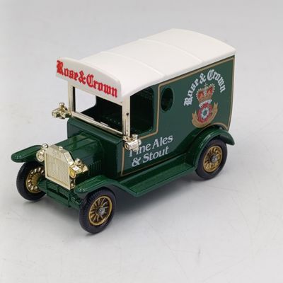 Lledo 1928 Ford Model T model car with Rose &amp; Crown Fine Ales and Stout advertising