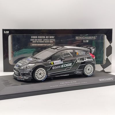 MiniChamps Ford Fiesta RS WRC #4 Rally de France 2011 race car model - scale 1/18