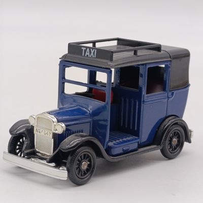 Lledo 1933 Austin Taxi blue model car in box