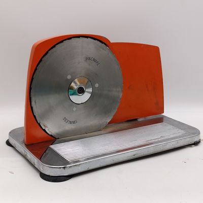 Vintage Pineware bread slicer - rubber footpieces melted