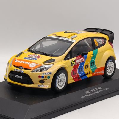 MiniChamps Ford Fiesta RS WRC #15 Wales Rally GB rally model car - scale 1/18 - some colour fading