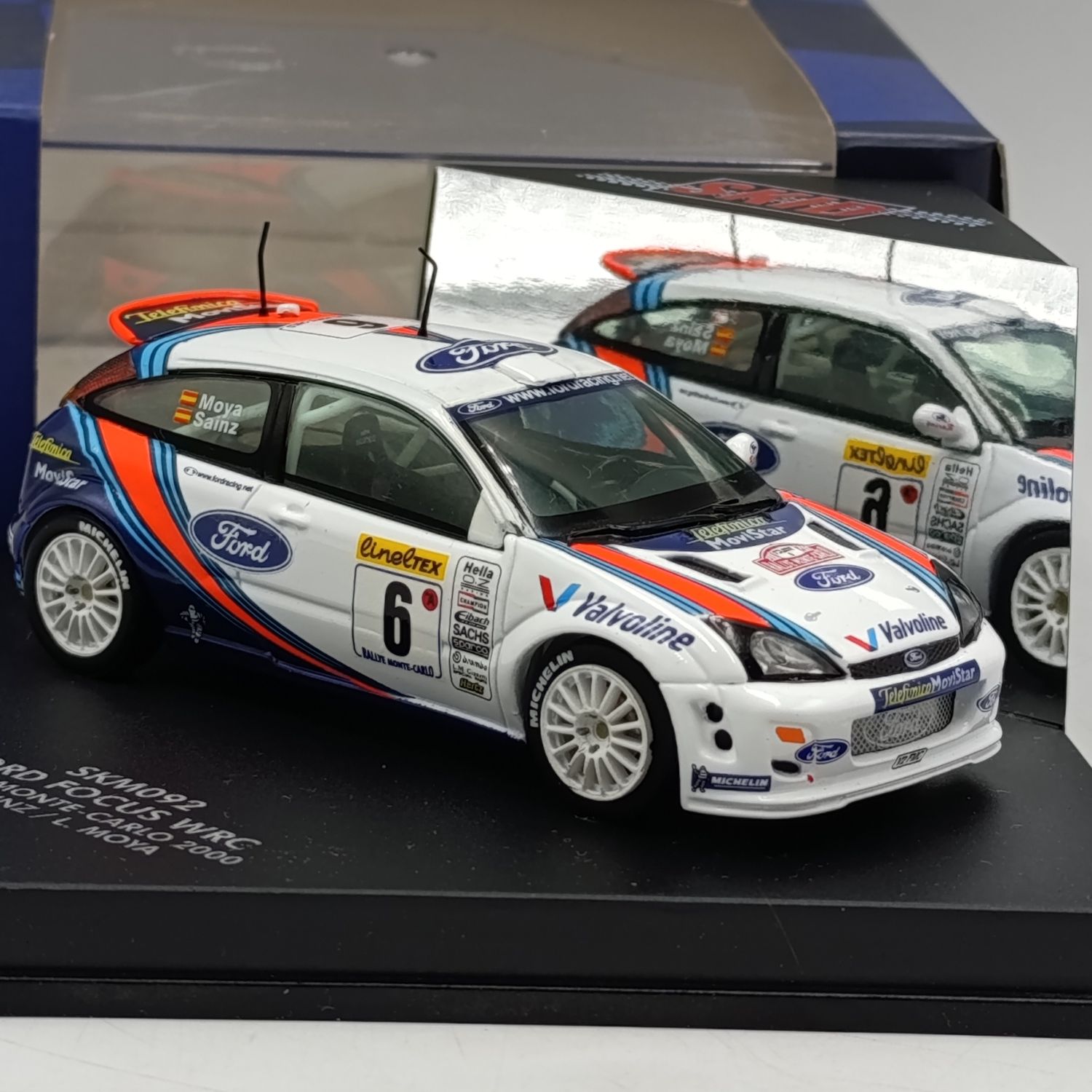 Vitesse Skid Ford Focus WRC 2000 Monte Carlo Rally die-cast model car - scale 1/43