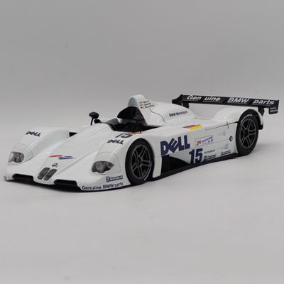 Kyosho BMW V12 LMR #15 Le Mans 24h die-cast race car model - scale 1/18 - Windshield missing