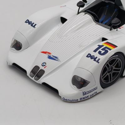 Kyosho BMW V12 LMR #15 Le Mans 24h die-cast race car model - scale 1/18 - Windshield missing