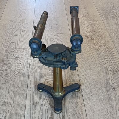 Antique brass Babinet's goniometer instrument