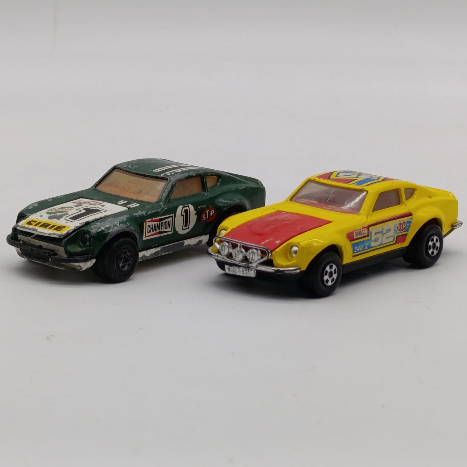 Pair of Matchbox Superkings K-52 Datsun 240Z rally cars