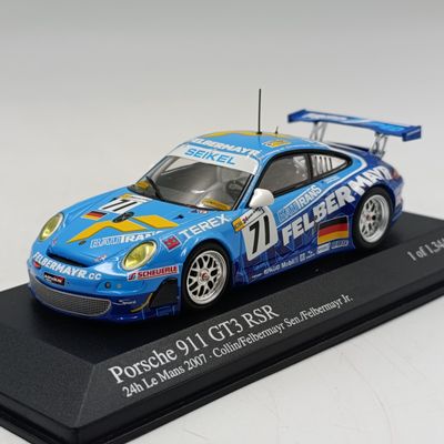 MiniChamps Porsche 911 GT3 RSR #71 24h Le Mans 2007 race car model - scale 1/43