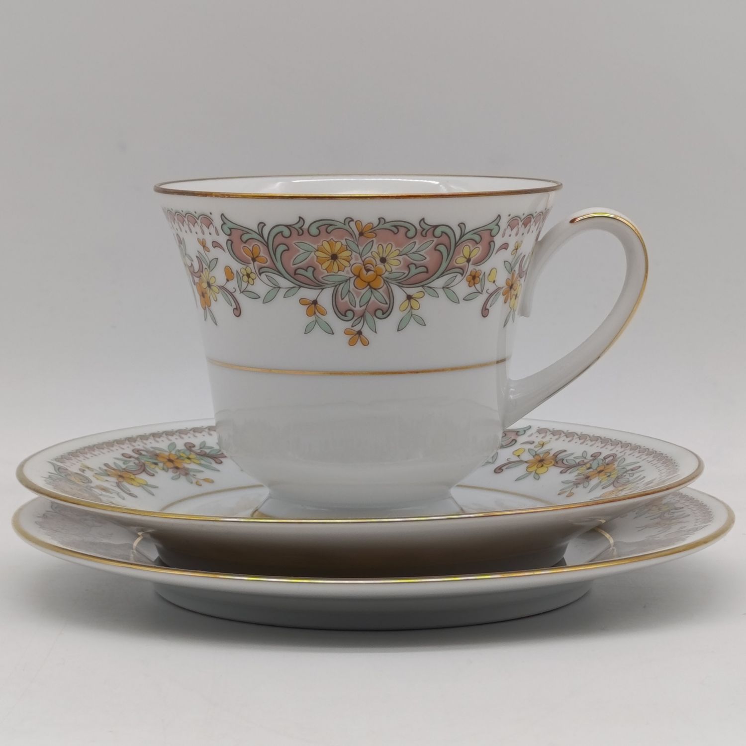 Vintage Noritake Clara porcelain trio