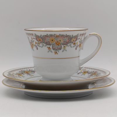 Vintage Noritake Clara porcelain trio