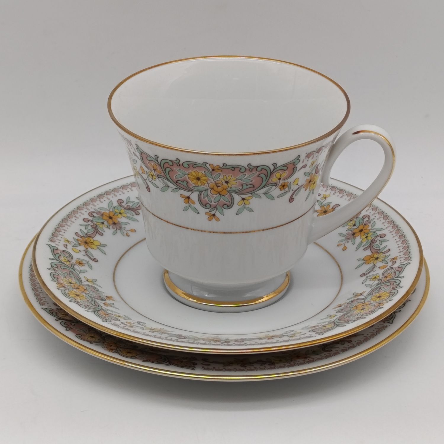 Vintage Noritake Clara porcelain trio