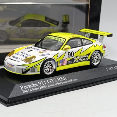 MiniChamps Porsche 911 GT3 RSR #90 24h Le Mans 2006 race car model - scale 1/24