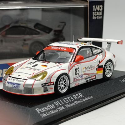 MiniChamps Porsche 911 GT3 RSR #83 24h Le Mans 2006 race car model - scale 1/43