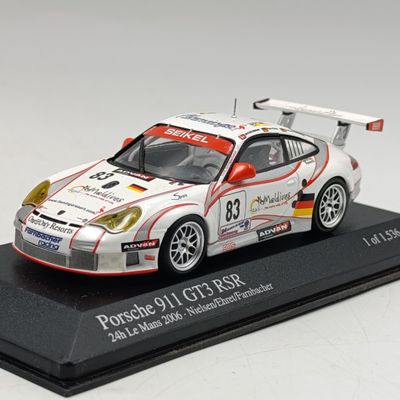 MiniChamps Porsche 911 GT3 RSR #83 24h Le Mans 2006 race car model - scale 1/43