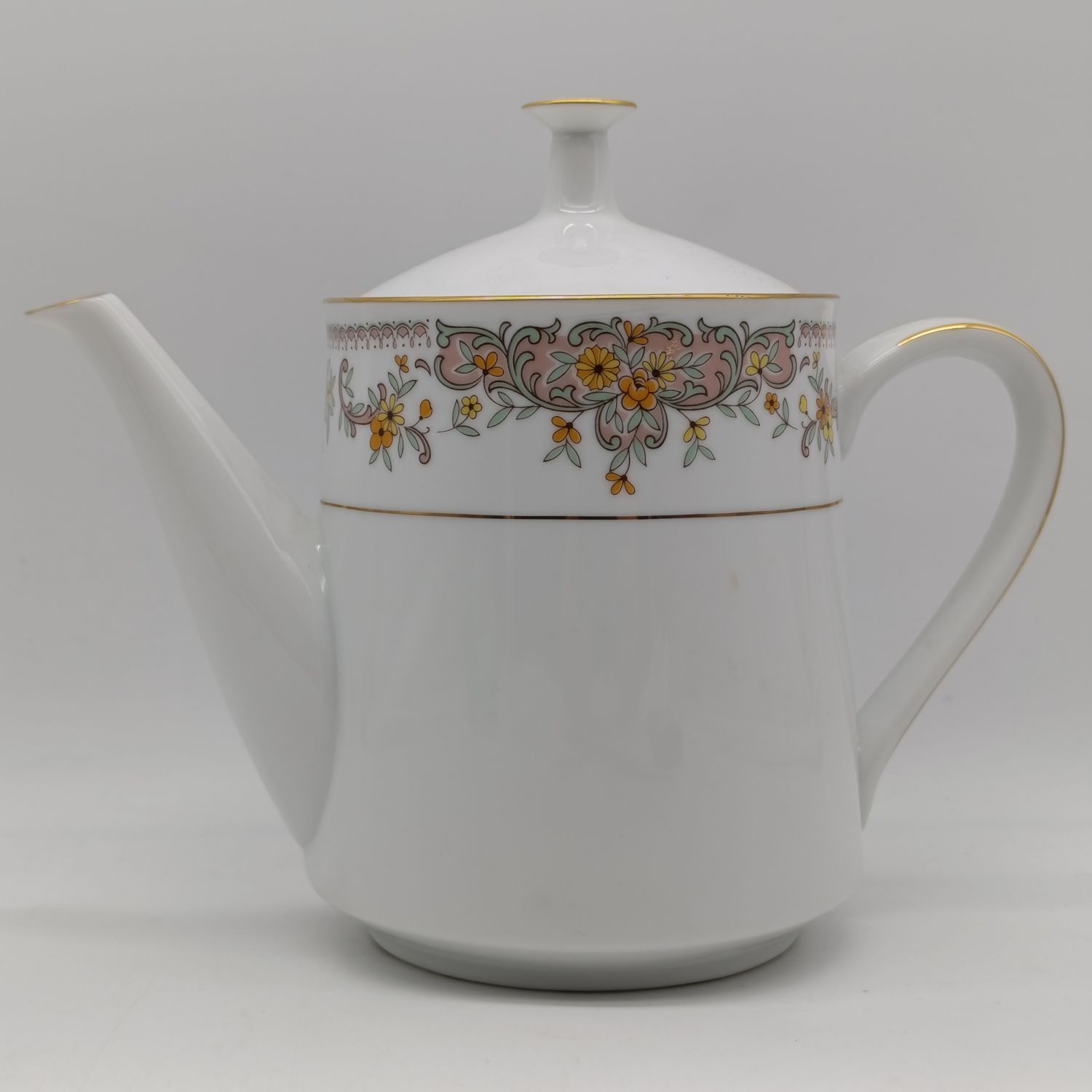 Vintage Noritake Clara porcelain coffee pot
