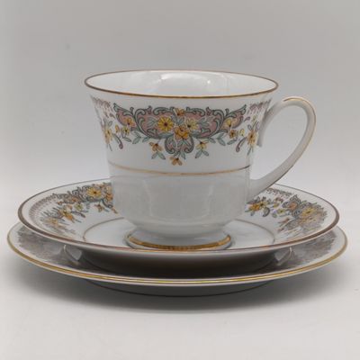 Vintage Noritake Clara porcelain trio