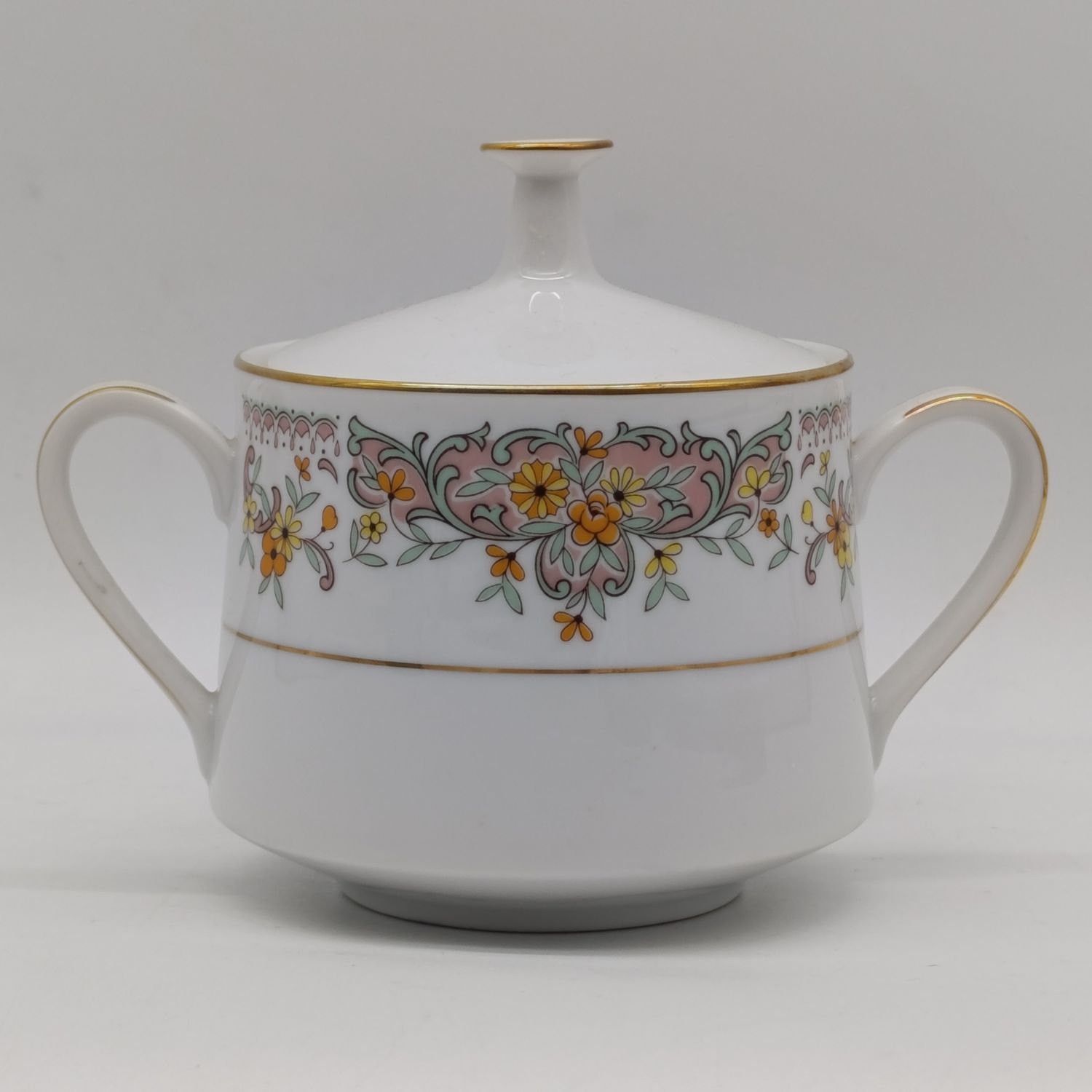 Vintage Noritake Clara porcelain sugar bowl