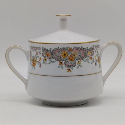 Vintage Noritake Clara porcelain sugar bowl