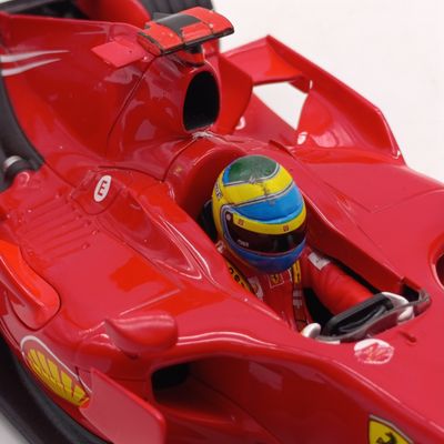 Hot Wheels Ferrari F2007 F1 die-cast racing model car #5 - some parts repaired - scale 1/18