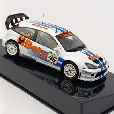 IXO Models Ford Focus RS 07 WRC #46 Valentino Rossi Monza Rally car model - scale 1/43