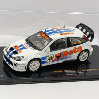 IXO Models Ford Focus RS 07 WRC #46 Valentino Rossi Monza Rally car model - scale 1/43