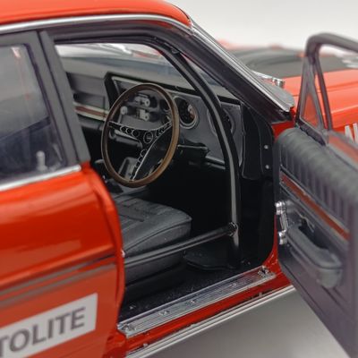 Classic Carlectables 1971 Ford XY GTHO #65 Falcon Bathurst ATCC race car model - scale 1/18 - rear spoiler and mirror missing
