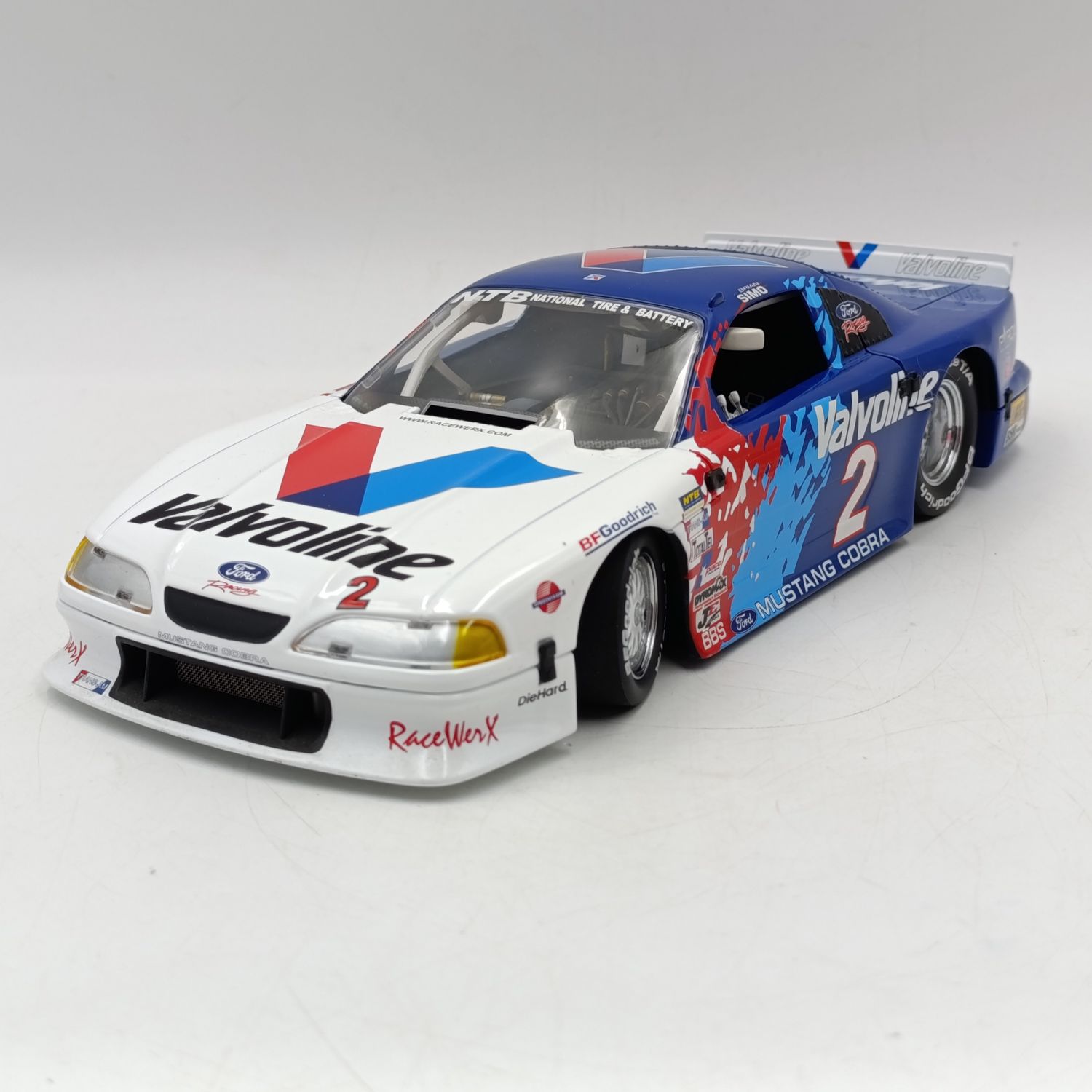 GMP Models 1999 Valvoline Mustang Cobra Trans-Am #2 die-cast race car model - scale 1/18