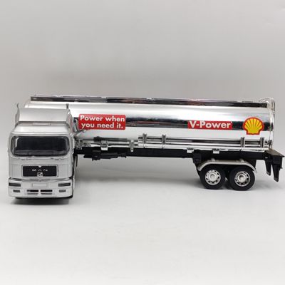 New-Ray MAN die-cast truck with Shell V-Power tanker