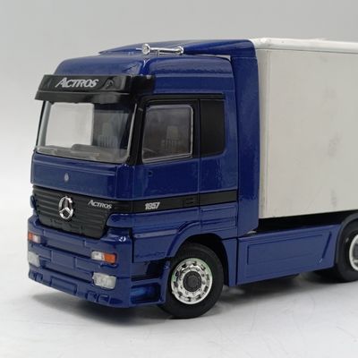 NZG Modelle No.422 Mercedes-Benz 1857 die-cast truck and trailer - horn missing