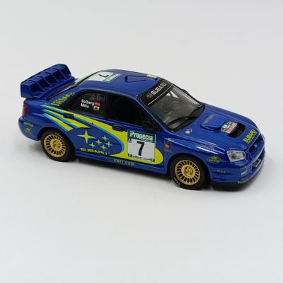 2003 Subaru Impreza #7 die-cast rally model car - scale 1/43