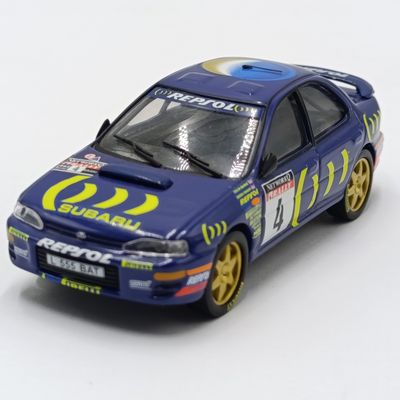 1995 Subaru Impreza 555 NetworkQ Rally #4 die-cast rally model car - scale 1/43