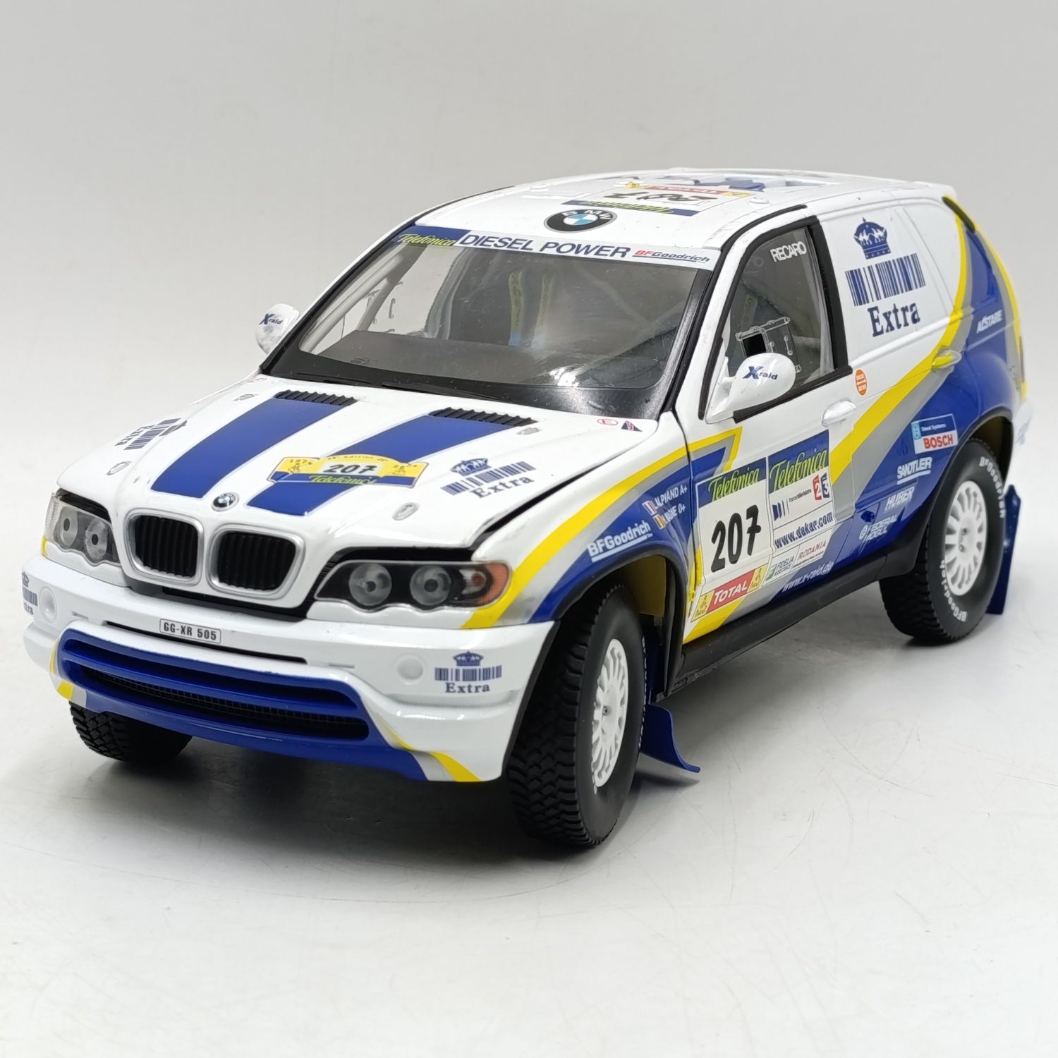 Solido BMW X5 Rally X-Raid #207 Dakar Rally die-cast model car - scale 1/18