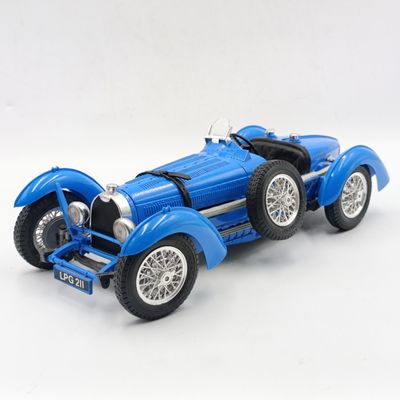 Bburago 1934 Bugatti Type 59 die-cast model car - scale 1/18 - spare wheel repaired
