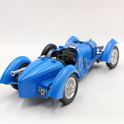 Bburago 1934 Bugatti Type 59 die-cast model car - scale 1/18 - spare wheel repaired