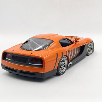 AutoArt Dodge Viper Competition Coupe die-cast race car model - rear wing missing - scale 1/18