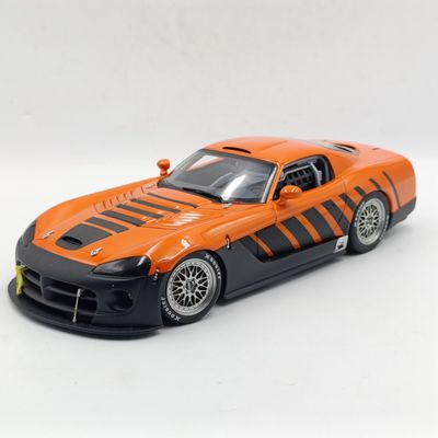 AutoArt Dodge Viper Competition Coupe die-cast race car model - rear wing missing - scale 1/18