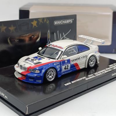MiniChamps 24h Nurburgring 2004 BMW M3 GTR #42 die-cast racing model car - scale 1/43