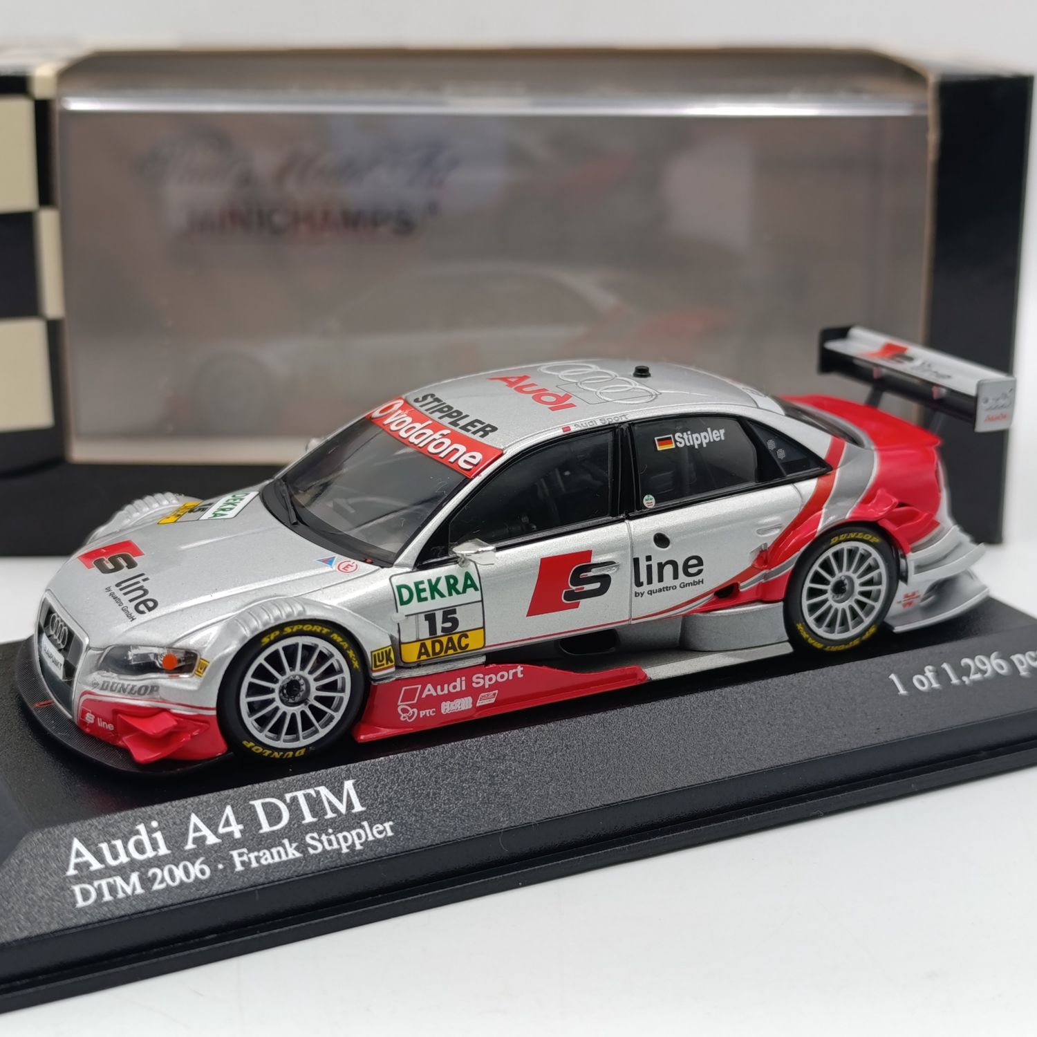 MiniChamps Audi A4 DTM 2006 Frank Stippler model car - scale 1/43