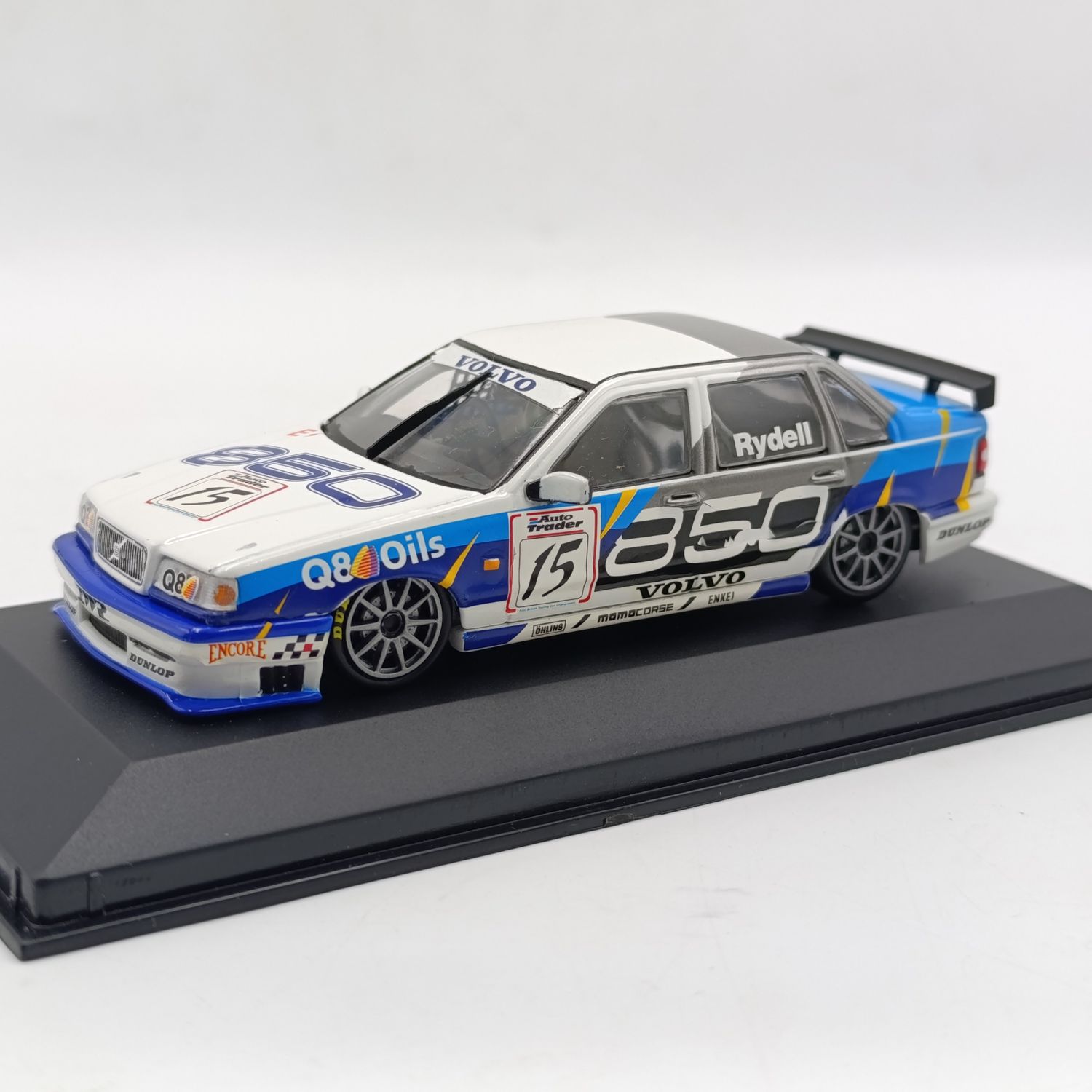MiniChamps Volvo 850 racecar #15 Rydell die-cast model car - scale 1/43