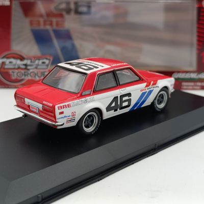 Greenlight Tokyo Torque 1971 BRE Datsun 510 racing model car - scale 1/43
